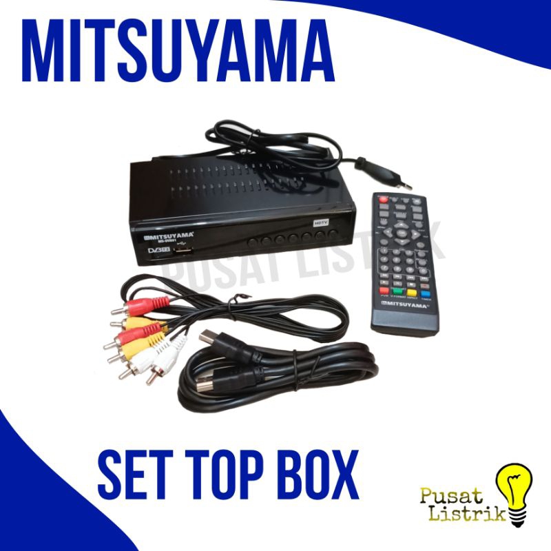 Set Top Box Mitsuyama DVB T2 Alat Penerima Siaran Digital Free HDMI