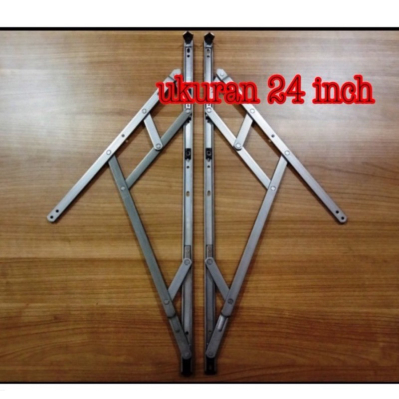 Window Casement Jendela 16 Inchi 20 inc 24 inc engsel casement ukuran 16 inc 20 inch 24 inch/ engsel jendela 16 inchi/ window engsel jungkit