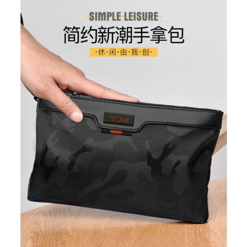 Clutch Selempang Handbag Tangan Unisex Nylon Tm Loreng Import Quality