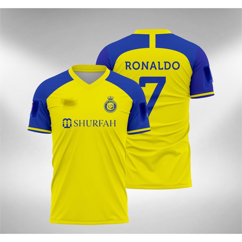 JERSEY BOLA AL NASSR HOME RONALDO PRINTING 2022