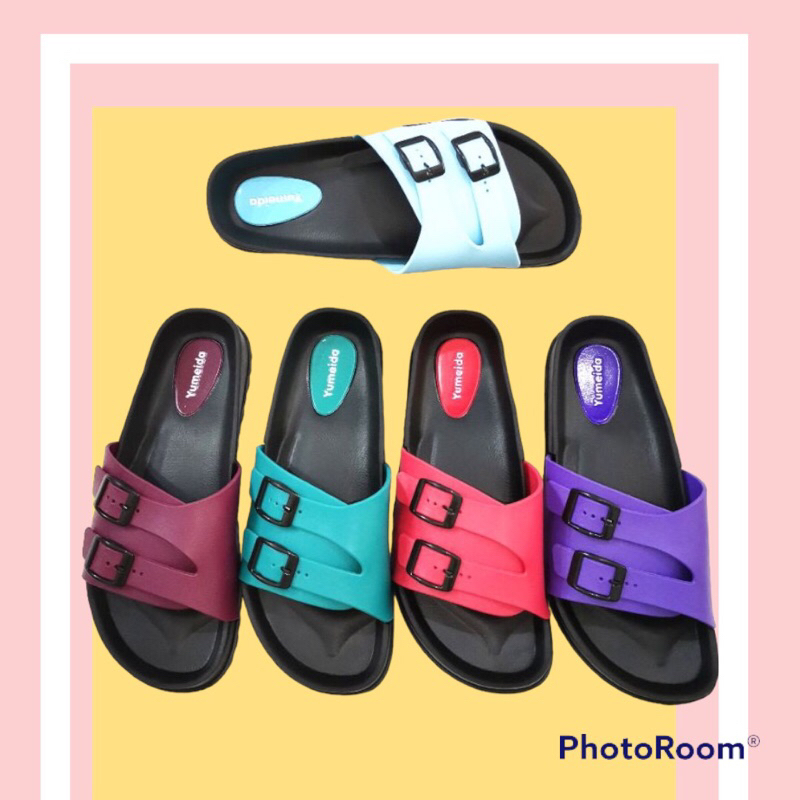 Sandal Slop Wanita Yumeida 20083 Sandal Kokop Wanita Karet Yumeida 20083
