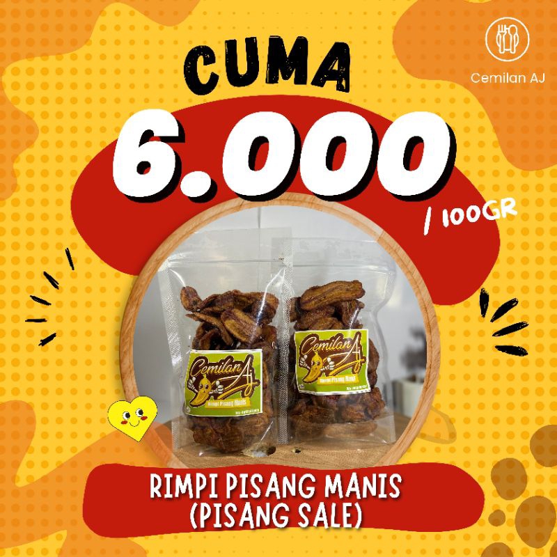 

Rimpi Pisang Manis - Cemilan Khas Lampung - Cemilan Murah