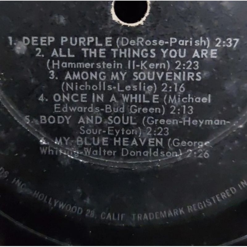 Vinyl Piringan Hitam 12&quot; Billy Vaughn, Lagu Deep Purple dll