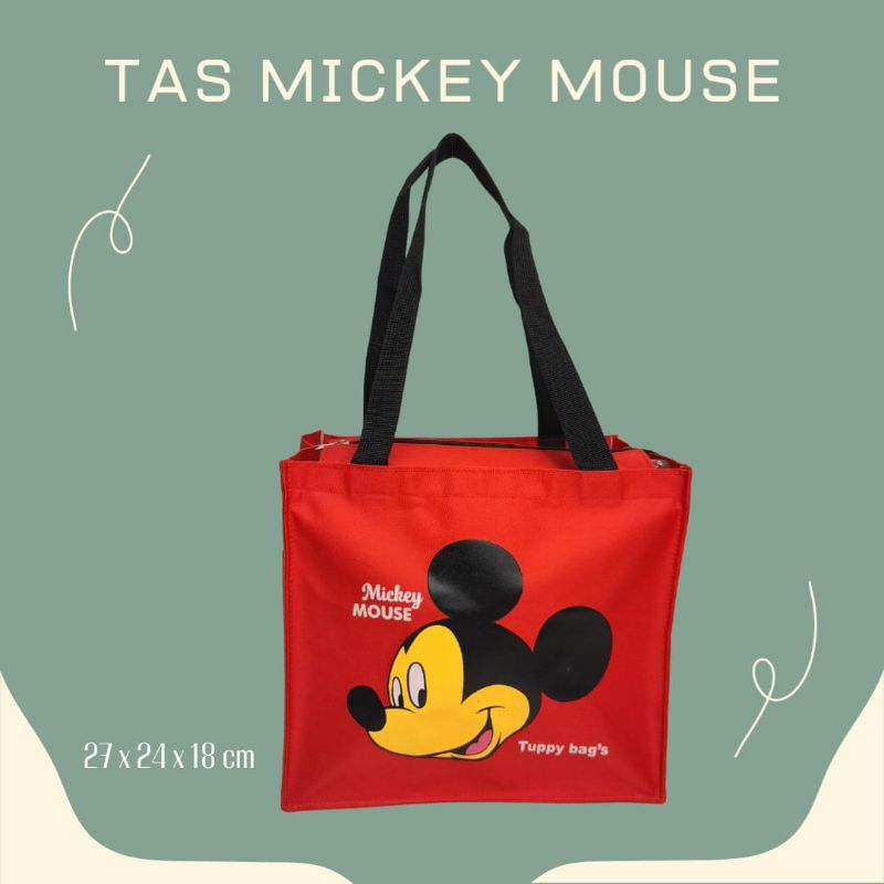 Minnie mouse bag #tas bekal #tas Mickey mouse #tas jinjing