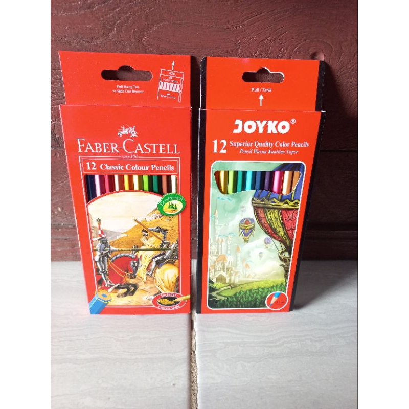 

Faber Castell pensil warna isi 12 panjang