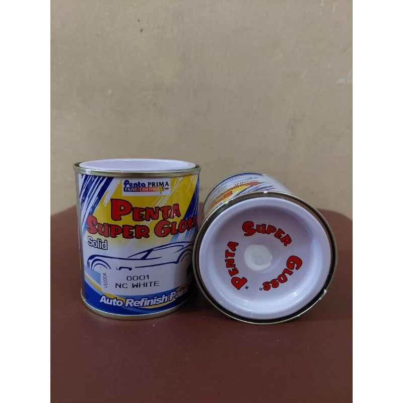 CAT PENTA SUPER GLOSS NC WHITE - PUTIH GLOSSY - 200 GRAM - DUCO OTOMOTIF