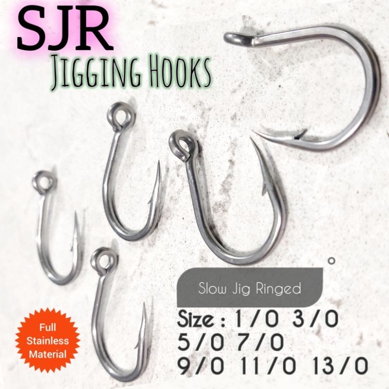 Jigging Hook SJR Full Stainless Steel Material 5X Strong