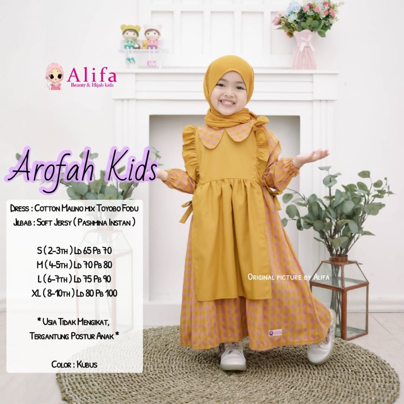 AROFAH KIDS DRESS