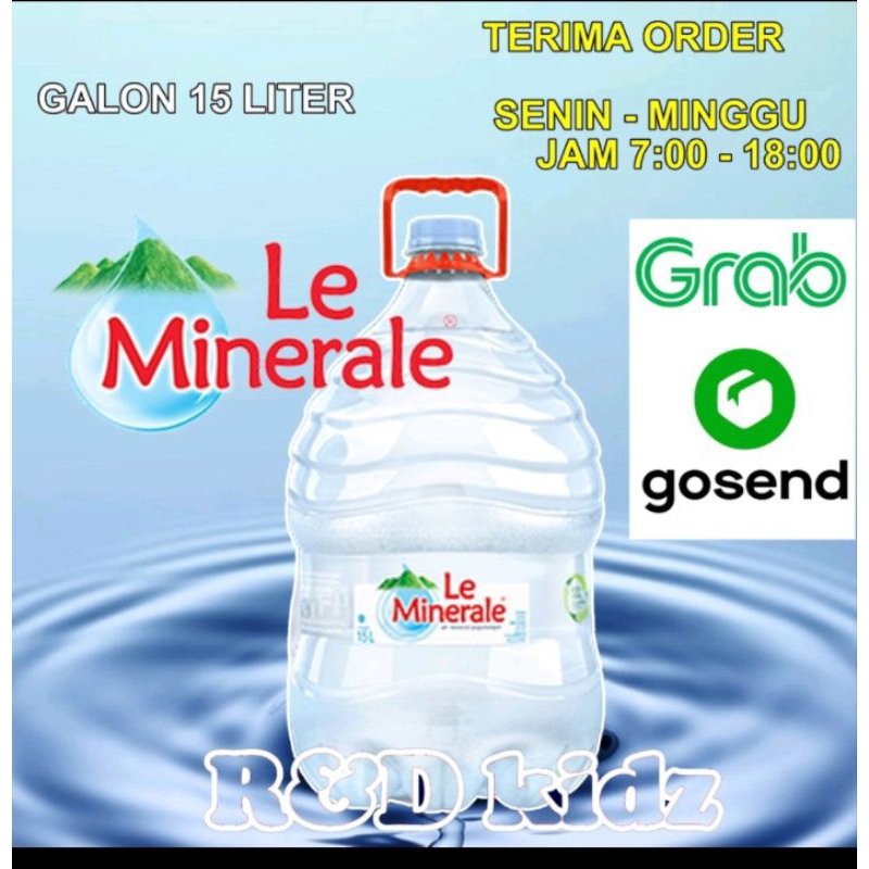 

Air Minum Le Minerale Galon 15 Liter