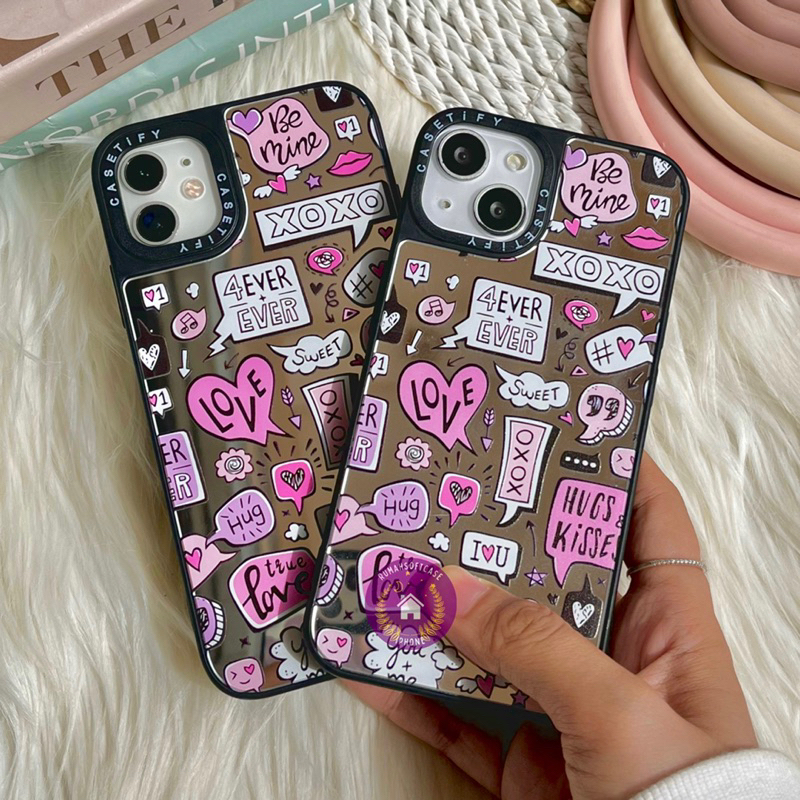 CASETIFY CARTOON PINK FOR IPHONE 14 PROMAX  14 PRO 14+ 14 13MINI 13 PROMAX  13 PRO  13 12 MINI 12 PR