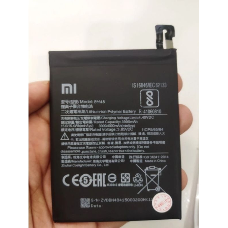 BATRE BATERAI BATTERY BN48 XIAOMI REDMI NOTE 6 PRO