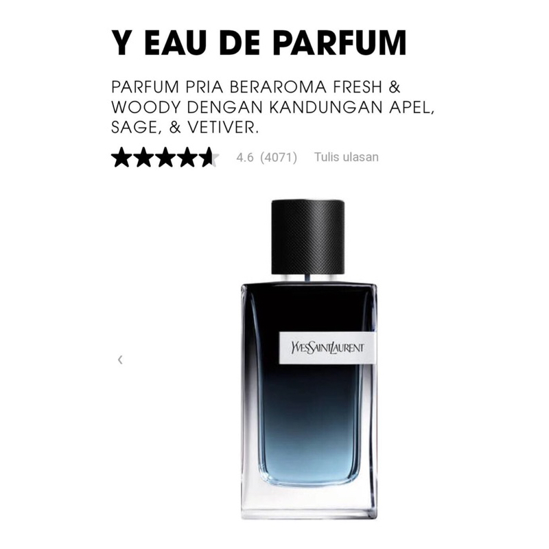 YS5L MEN • PARFUM YSL MEN