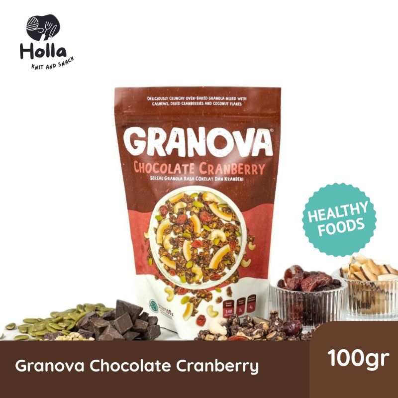 

Granova - Granola 100gr Sereal Sehat Sarapan Praktis- Berry Chocolate Banana Honey