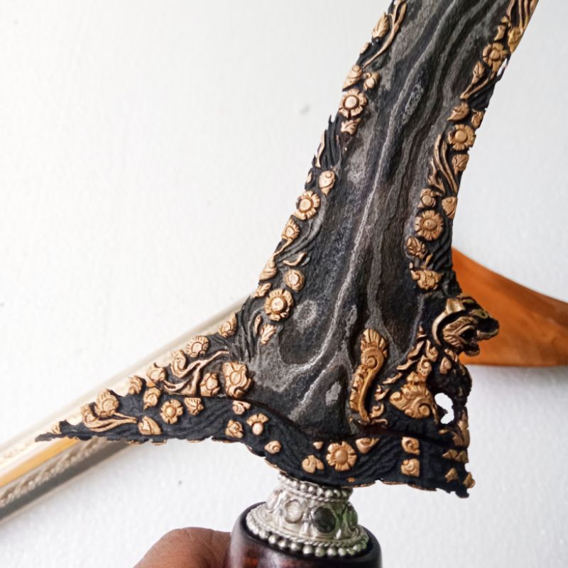 Keris Singo Singa Barong Sepuh Emas Murni Tangguh Mataram Sepuh