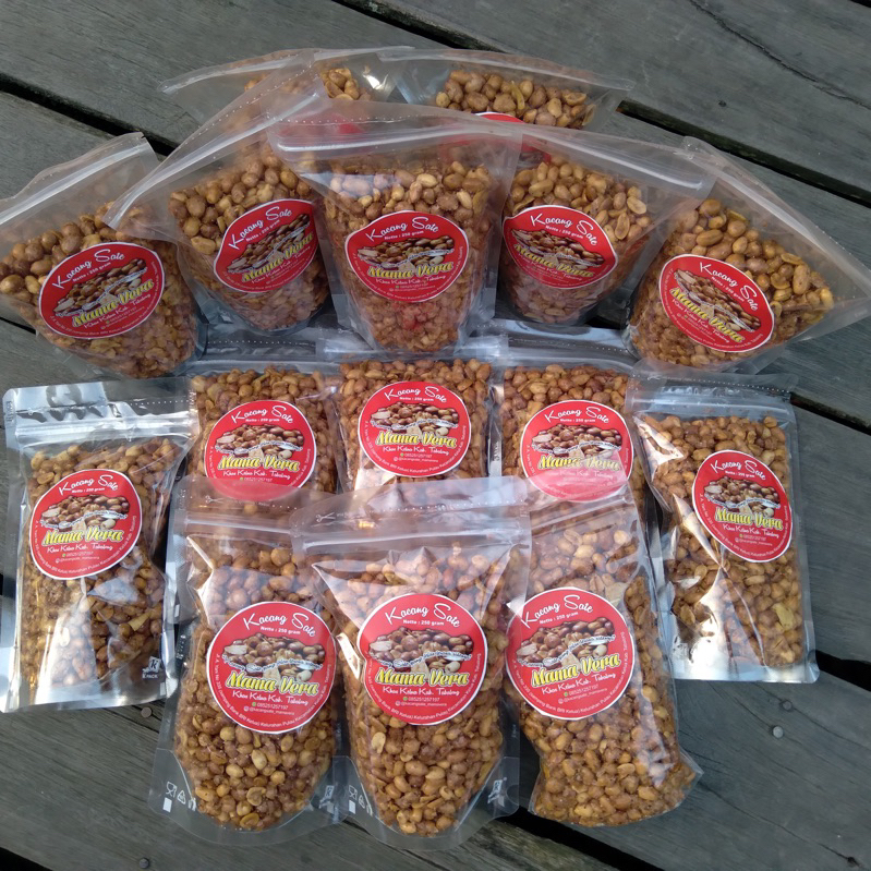 

Kacang Sate Mama Vera Original Kemasan 500g - 1kg