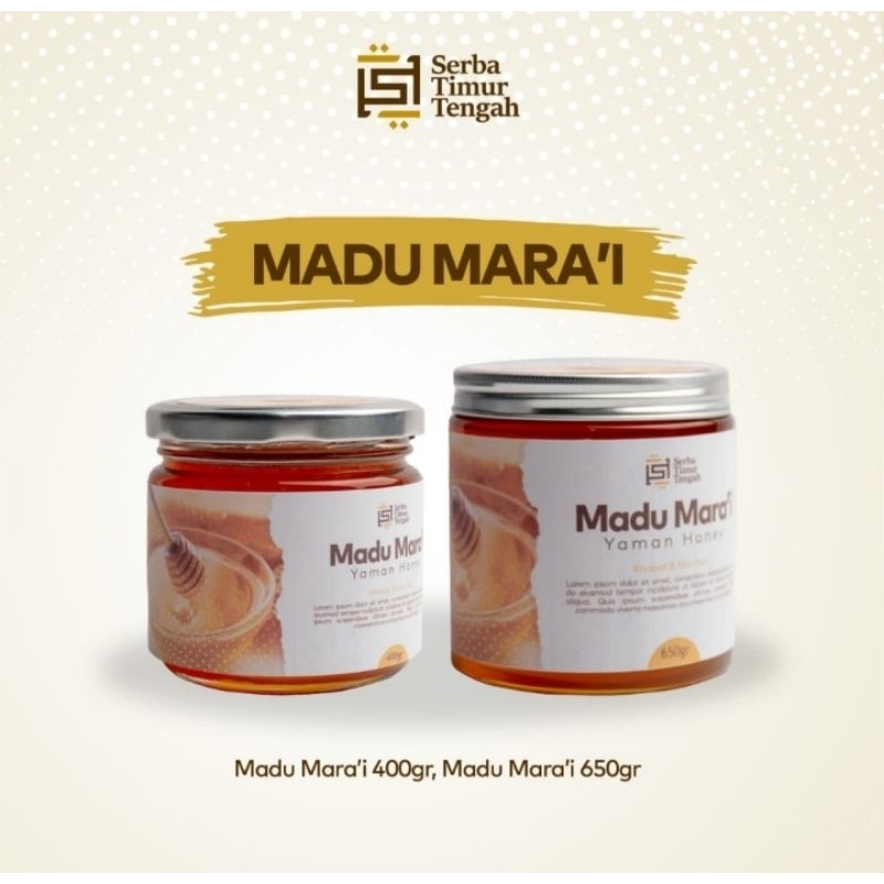 

Madu Mara'i Asli Yaman 400g