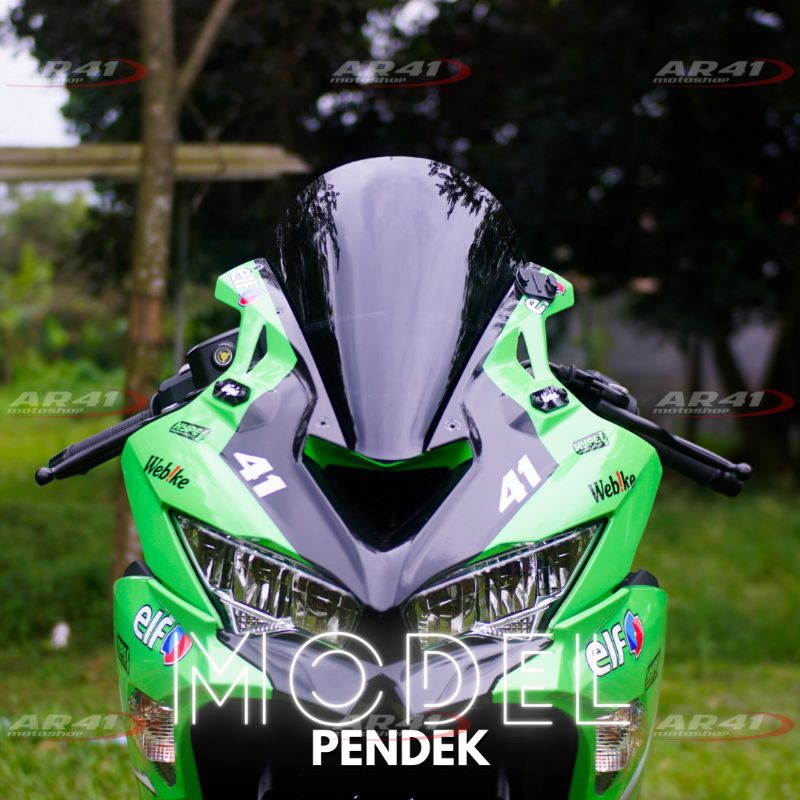 Windshield zx25r visor zx25r Kawasaki zx25r winshield zx25r zero MODEL PENDEK AR41