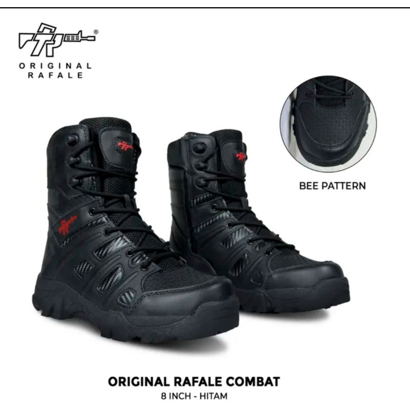Sepatu Tactical Original Sepatu Rafale combat Hitam 8inch