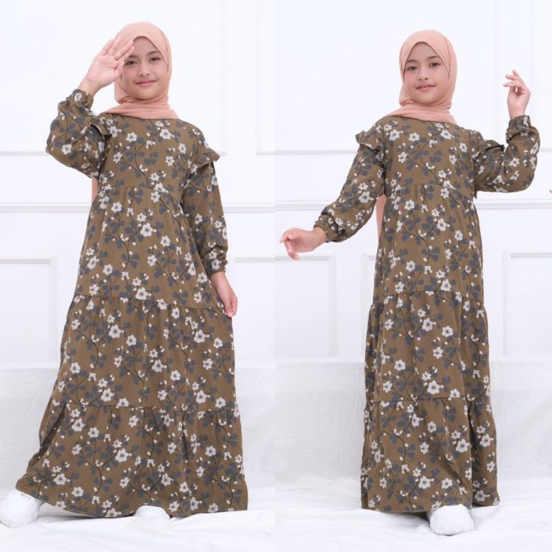 Gamis anak Airflow Motif - Namira Kids //JF633