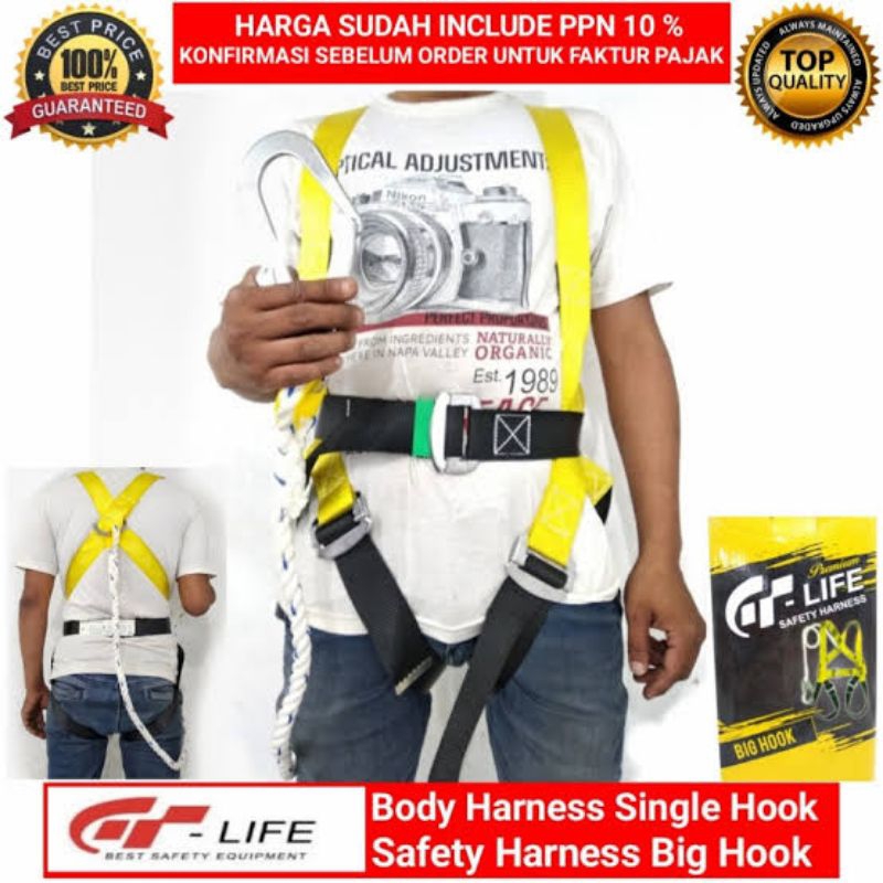 GT LIFE Body Harness Single Hook Besar