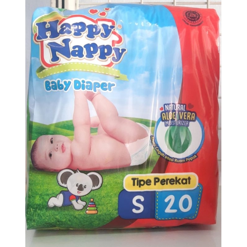 Happy Nappy S20 tipe perekat / Happy Nappy Diaper NBS20