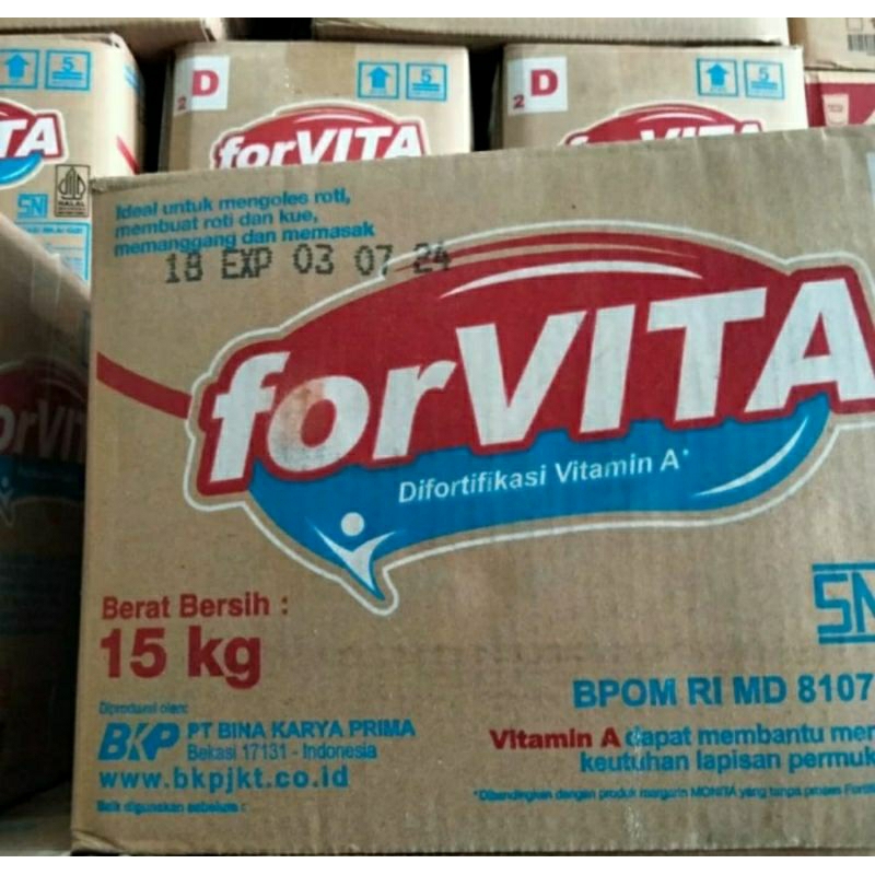 

Margarine Forvita 15kg / For vita Karton DUS 15 kg