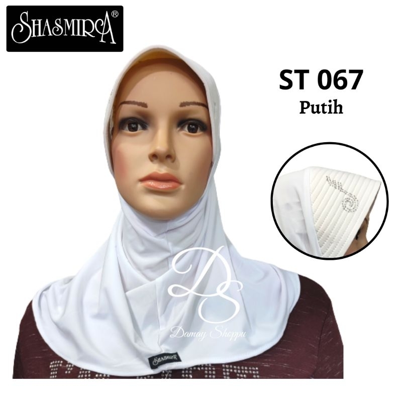 Bergo ST 067 Shasmira Jilbab Instan Pendek Spandek Sutra Payet