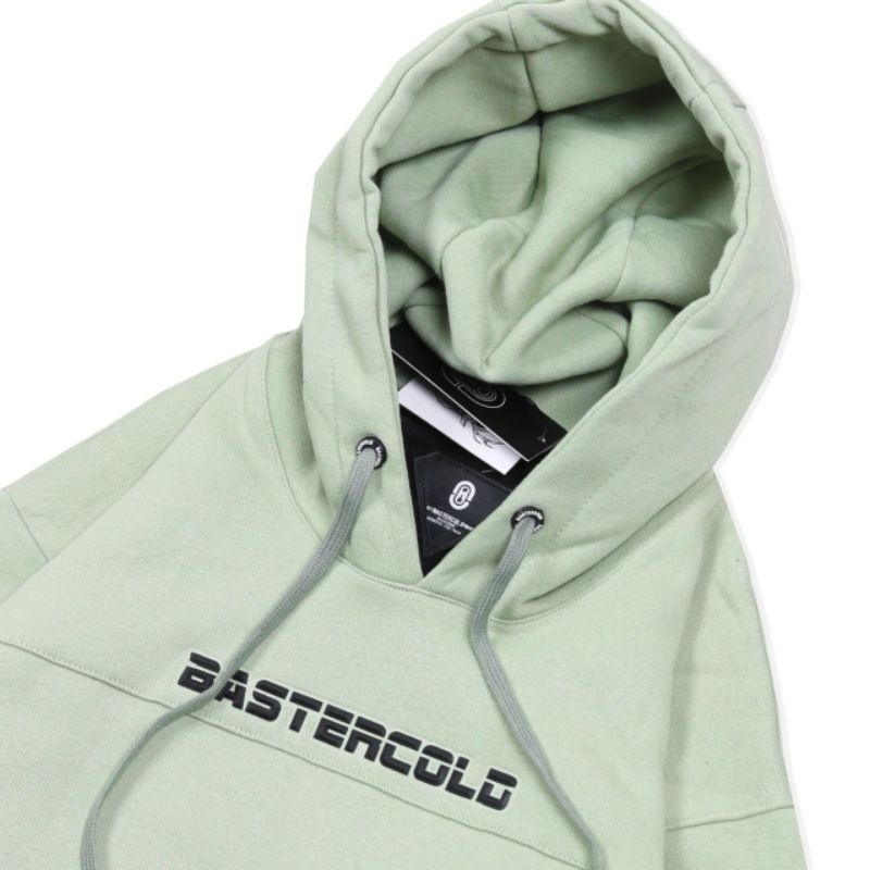 BASTERCOLD ORIGINAL JAKET HOODIE MONO FLOCKING SAGE FULLTAG