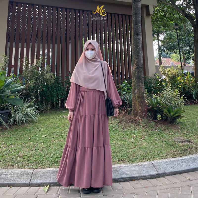Gamis daisy by meilee original/distributor gamis premium/supliergamis/suplierbaju/tanganpertama
