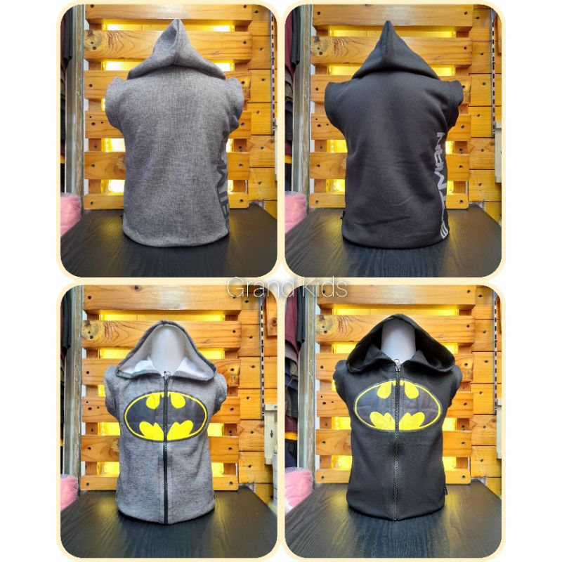 Model Baru/Rompi Anak Laki Laki Superhero Batman Bahan Fleece/Kids Rompi/Rompi Anak/Rompi Anak Laki-