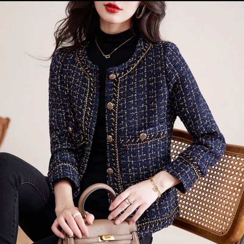 VN YOONA TWEED BLAZER / OUTER TWEED KOREAN / WINTER BLAZER AUNTUM