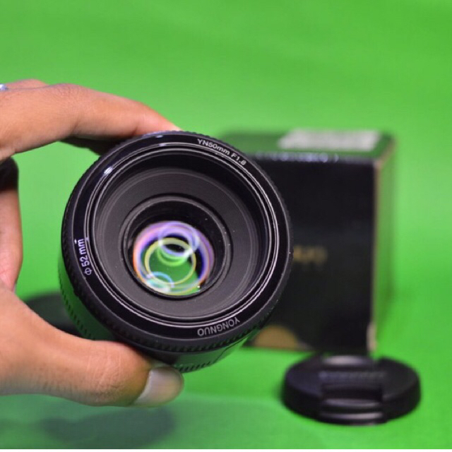 lensa fix canon 50mm f1.8 yongnuo
