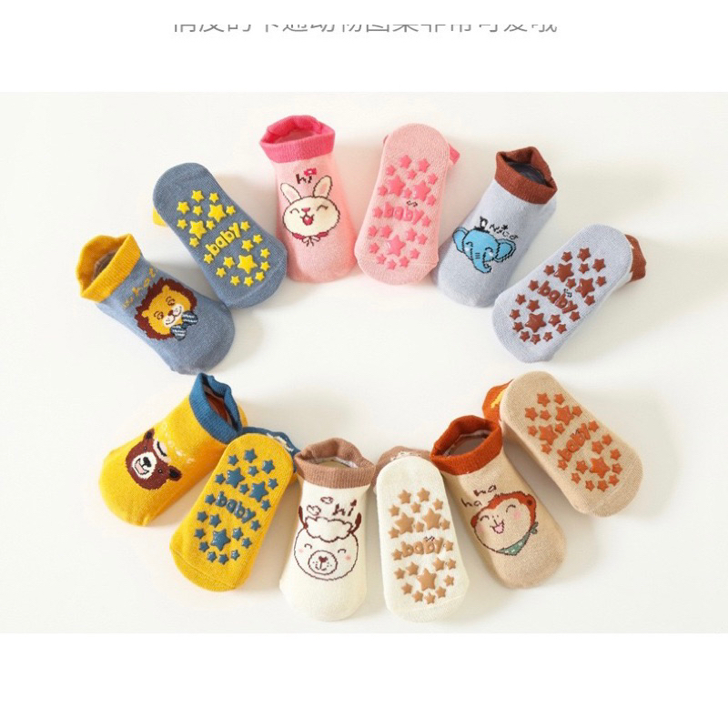 Kaos Kaki Antislip Import Model Baby antislip star