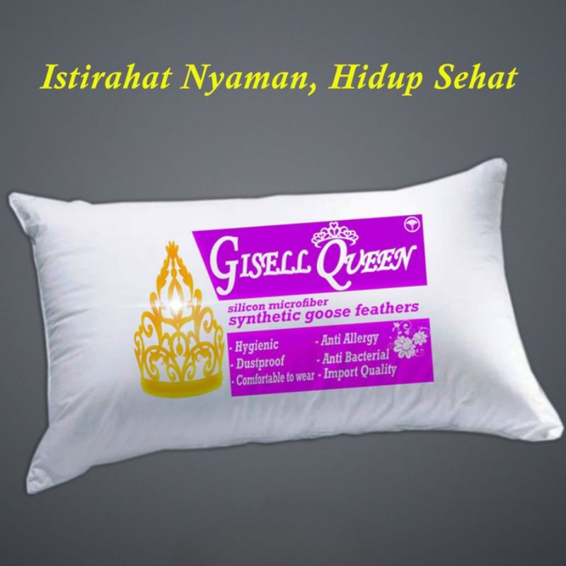 Bantal Gisell Queen bantal hotel besar empuk type royal kings bantalnya para raja