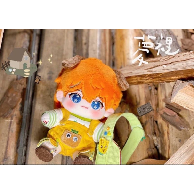 Readystock Doll Plush Zhongli Childe Fullset 20cm Fanmade by hallowsivy Gi Genshi Impac