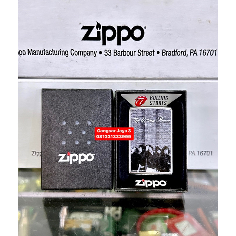 korek zippo original Rolling stones