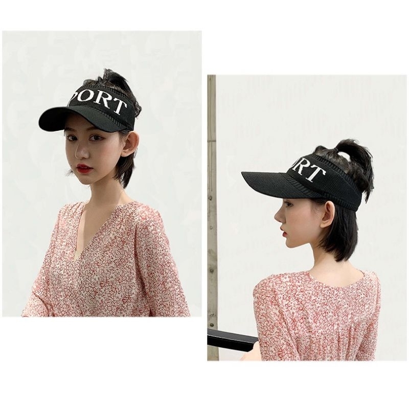 Topi Golf Tennis Wanita Rajut NEWST BasBall Motif SPORT Senam Santai