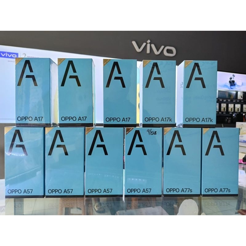 Oppo A17k,A17,A57,A77S baru 100% original garansi resmi oppo