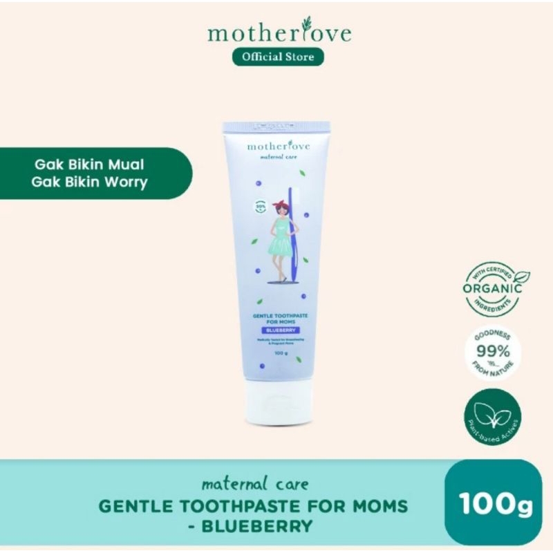 Motherlove Gentle Toothpaste for Mom Blueberry
