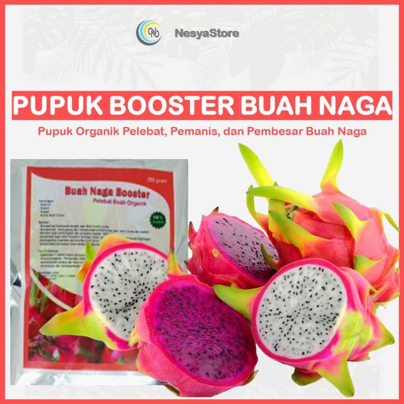 Pupuk Booster Organik Buah Naga Anti Rontok Pelebat Bunga