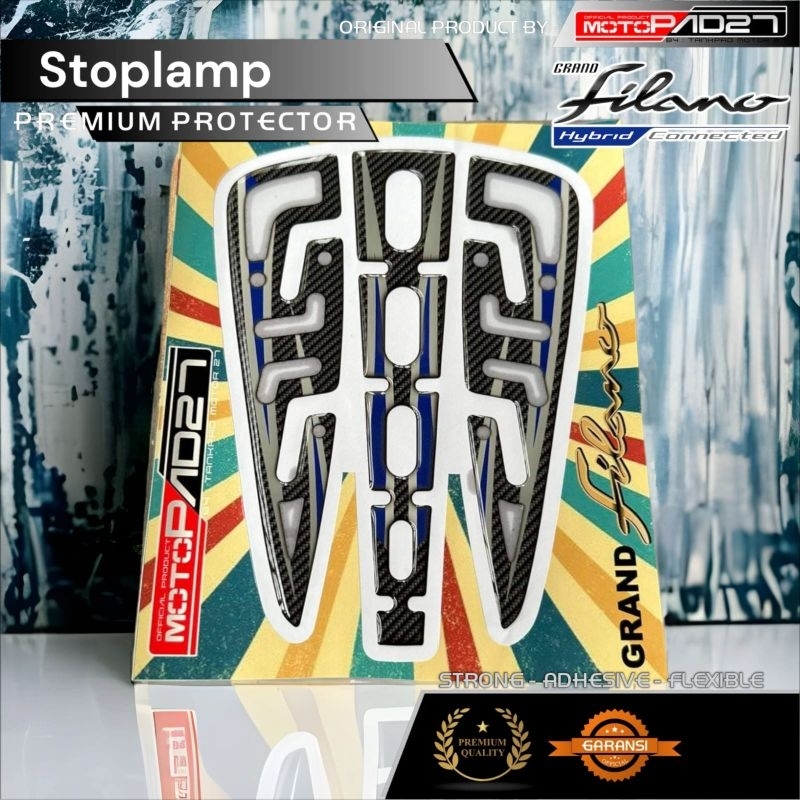 Motopad27 Stiker Grand filano Stiker timbul Cover Stoplamp yamaha Grand filano 2023