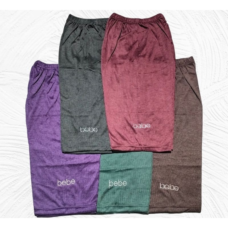 (100 RB dapat 7 pcs)CELANA PENDEK SALUR BEBE  DALAMAN WANITA DEWASA
