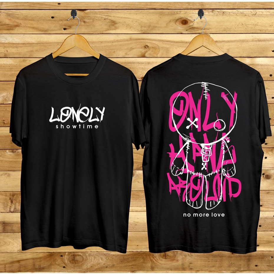 Kaos Tshirt Pria Terbaru Samurai Jepang No More Love Warna Hitam Distro Lengan Pendek Motif Sablon Bergambar Keren