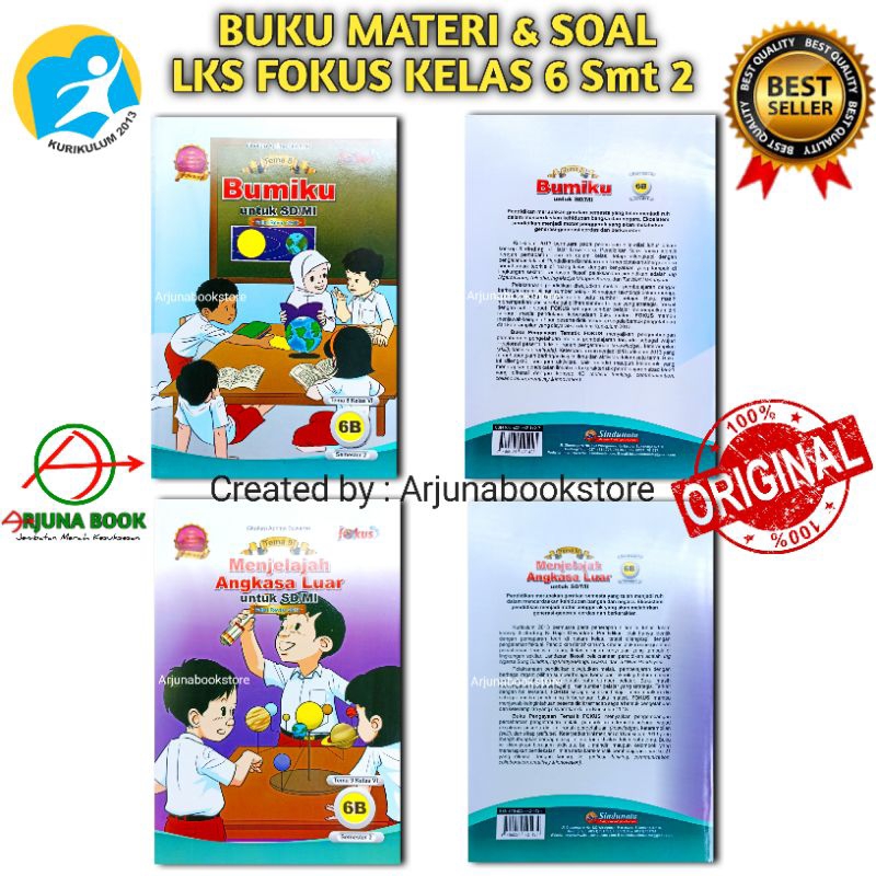 BUKU LKS FOKUS TEMATIK KELAS 6 SD TEMA 8 9 Semester 2