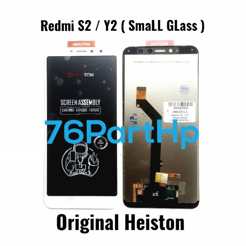 Lcd Touchscreen Fullset Kwalitas Original Heiston Redmi S2 - Y2 Small Glass - Putih