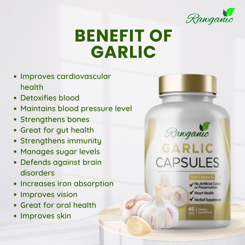 Bawang Putih Kapsul, Garlic Capsule