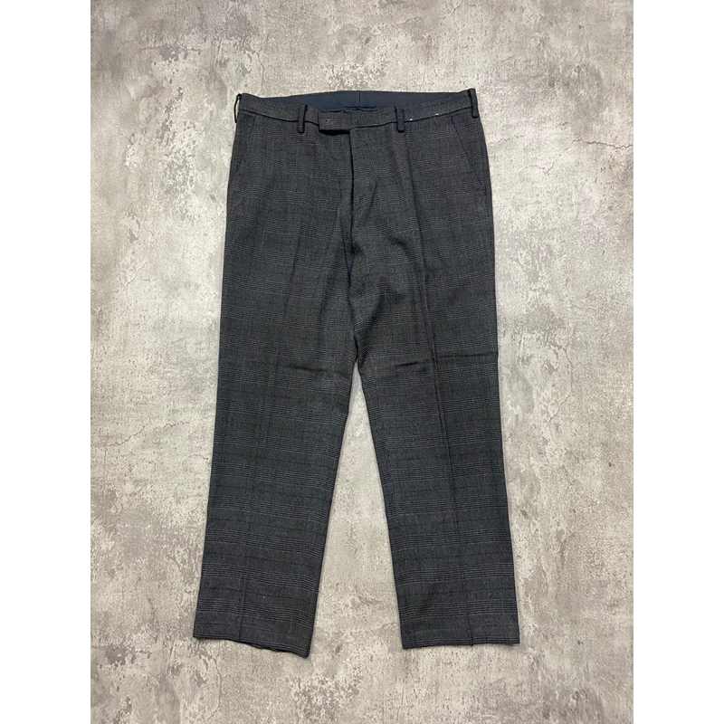 UNIQLO Work Pants HEATTECH Tartan / Celana Bahan Pria