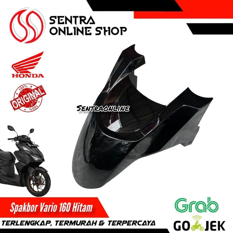 Fender a front spakbor depan vario 160 hitam glossy original