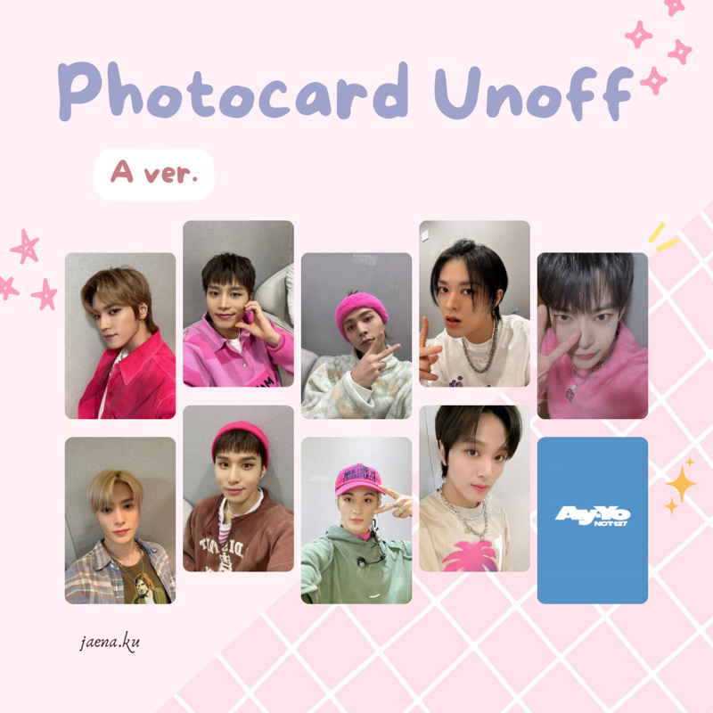 [NCT 127] PHOTOCARD SELCA AY-YO UNOFFICIAL