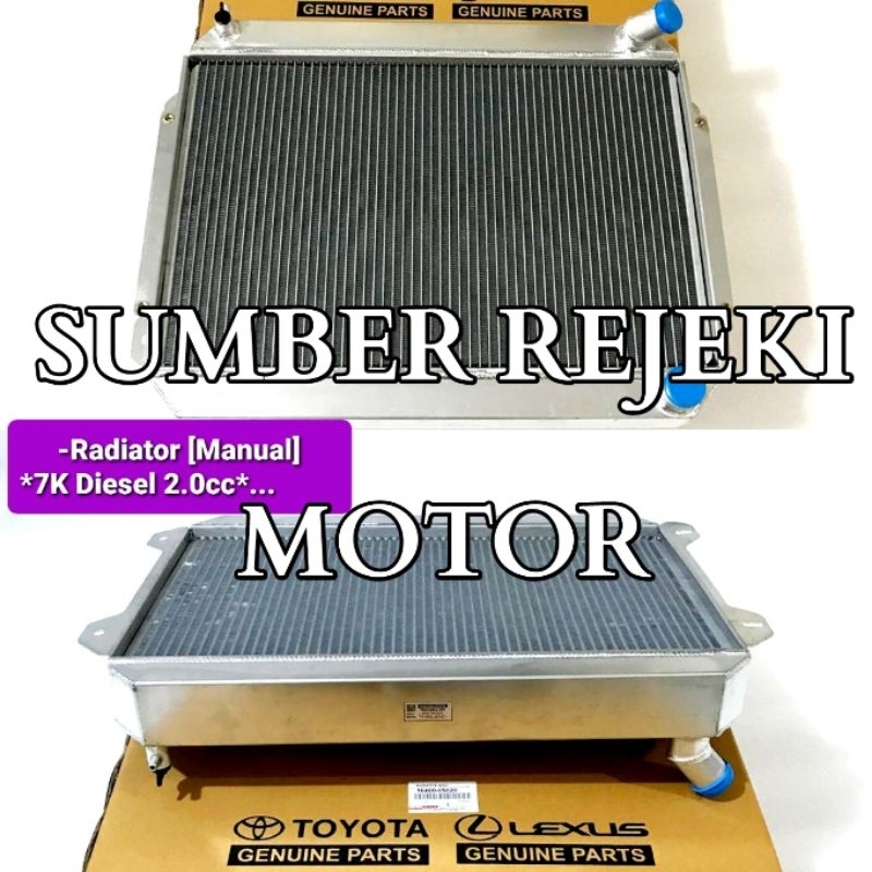 RADIATOR ASSY KIJANG 7K DIESEL 2L  2.0 2000 CC